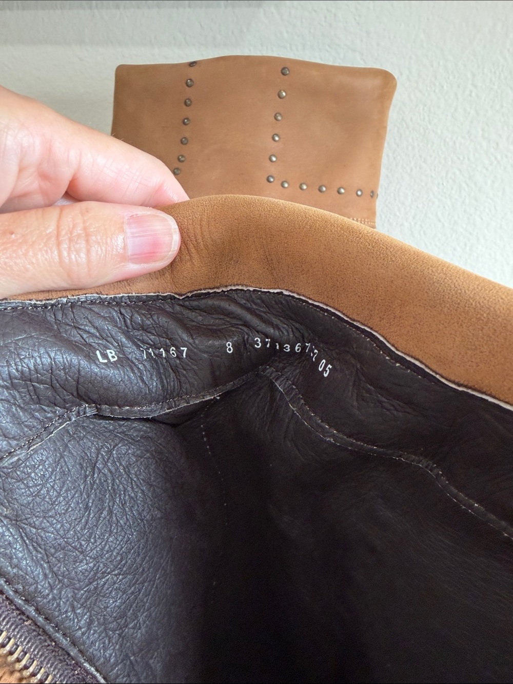 LIBERTY Black Tan Fringe Knee Leather Boots - Picture 12 of 14